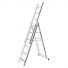 Hymer 7004730 AluPro Black Line Fixed Stabiliser Bar Combination Ladder - 3x10 Rung