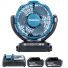 Makita DCF102 14.4/18V LXT Cordless Portable Fan With 2 x 5.0Ah Batteries & Charger