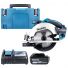 Makita DSS611 18V LXT Li-ion 165mm Circular Saw With 1 x 5.0Ah Battery, Charger, Case & Inlay