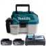 Makita DVC750 18V Brushless Wet / Dry Vacuum Cleaner With 2 x 5.0Ah Batteries & Charger