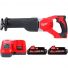 Milwaukee M18BSX M18 18V Heavy Duty Reciprocating Saw With 2 x 3.0Ah Batteries & Charger