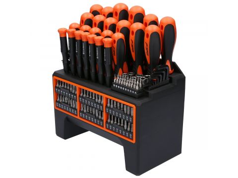 WellCut WC-SDB114S Wall-Mounted Screwdriver Set with 114 Pieces - 63012 - image